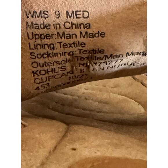 Cliffs By White Mountain Wedge Sandals Womens 9M Tan Floral Embellished Flip Flo - Picture 9 of 15